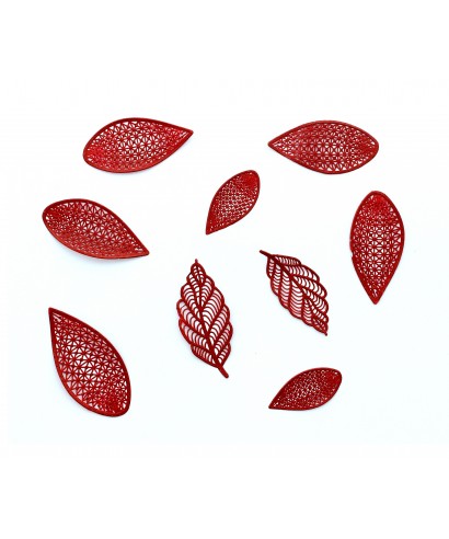 Tapis dentelle Feuilles et pétales de fleurs 3D Cake Lace Tapis dentelle Feuilles et pétales de fleurs 3D Cake Lace
