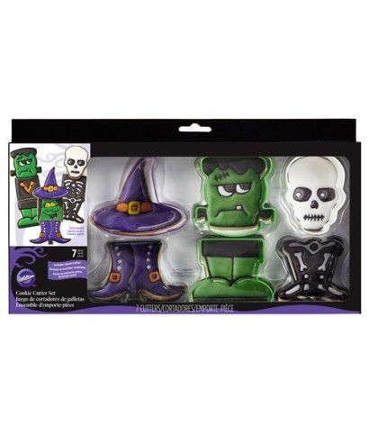 Emporte-Pièces pour Biscuit Halloween Monstre Set/7 Wilton