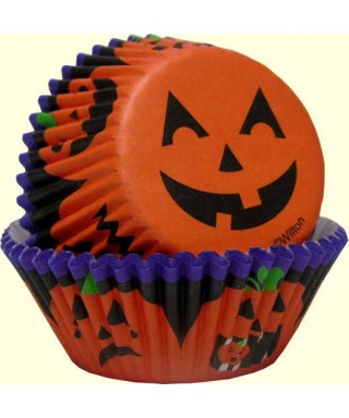 Caissettes cupcake Citrouille d\u0027Halloween set/75 Wilton
