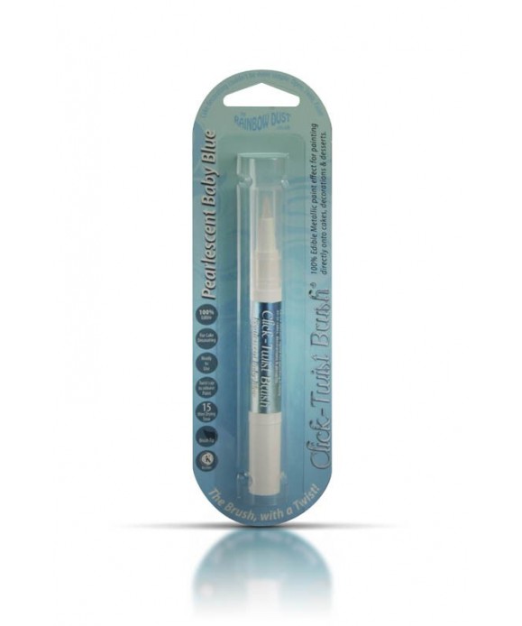 The Click-Twist Brush® Métallique bleu bébé Rainbow Dust The Click-Twist Brush® Métallique bleu bébé Rainbow Dust