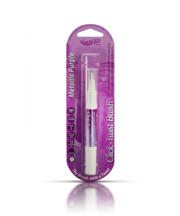 Click-Twist Brush® Métalliques Violet Rainbow Dust Click-Twist Brush® Métalliques Violet Rainbow Dust