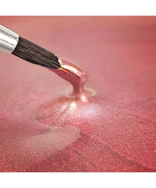 Peinture métallique Rose Bébé 25ml Rainbow Dust 