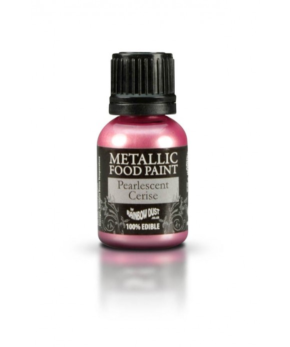 Peinture métallique Cerise nacré 25ml Rainbow Dust Peinture métallique Cerise nacré 25ml Rainbow Dust