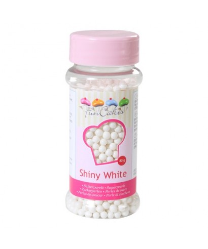 Perle de Sucre Blanc Brillant 80 gr FunCakes Perle de Sucre Blanc Brillant 80 gr FunCakes
