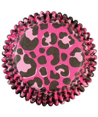Caissette ColorCups Leopard Rose pk/36 Wilton Caissette ColorCups Leopard Rose pk/36 Wilton
