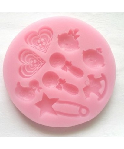 Moule Silicone décorations Bébé Moule Silicone décorations Bébé