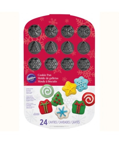 Moule biscuit Sapin et flocon Wilton Moule biscuit Sapin et flocon Wilton