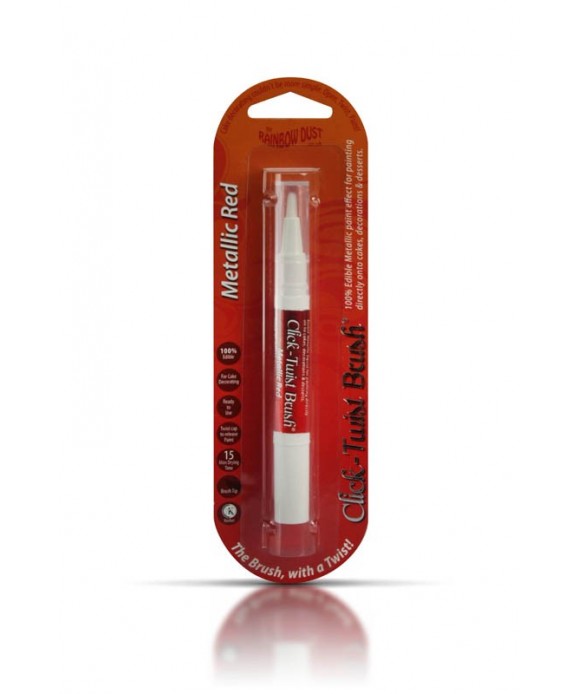 The Click-Twist Brush Métallique Rouge Rainbow Dust The Click-Twist Brush Métallique Rouge Rainbow Dust