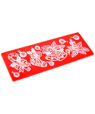 Tapis dentelle décorations de Noël Modécor