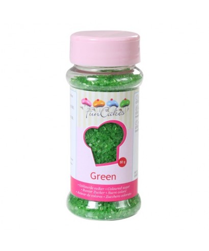 Sucre coloré Vert 80g FunCakes Sucre coloré Vert 80g FunCakes