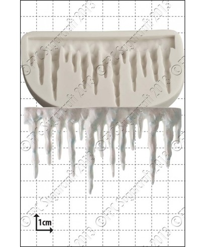 Moule Silicone stalactite de glace FPC Sugarcraft Moule Silicone stalactite de glace FPC Sugarcraft