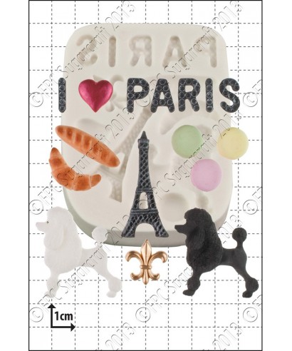 Moule Silicone Paris FPC Sugarcraft Moule Silicone Paris FPC Sugarcraft
