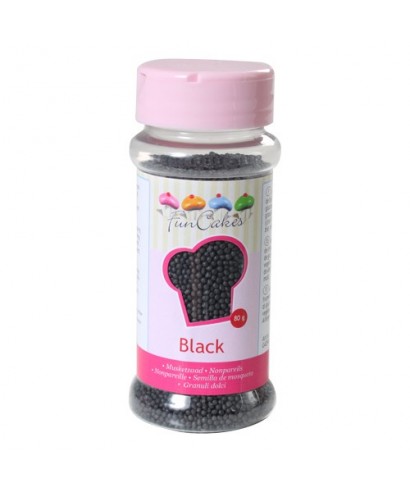 Nonpareils Noir 80g FunCakes Nonpareils Noir 80g FunCakes