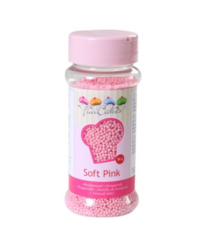 Nonpareils Rose clair 80g FunCakes Nonpareils Rose clair 80g FunCakes