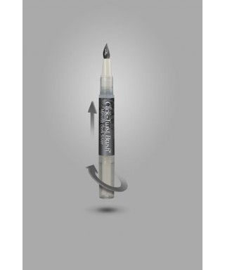 The Click-Twist Brush Métallique Argent foncé Rainbow Dust
