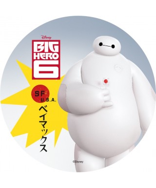 Disque pâte à sucre Baymax Les Nouveaux Héros Disney