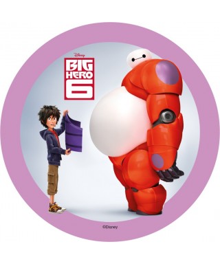 Disque pâte à sucre Baymax Les Nouveaux Héros Disney