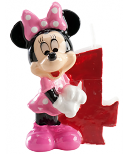 Bougie Minnie Chiffre 4 Disney Bougie Minnie Chiffre 4 Disney