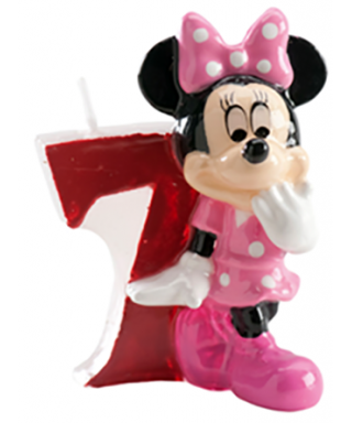 Bougie Minnie Chiffre 6 Disney