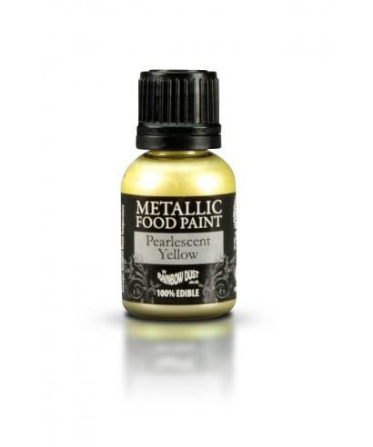 Peinture métallique Jaune nacré 25ml Rainbow Dust Peinture métallique Jaune nacré 25ml Rainbow Dust