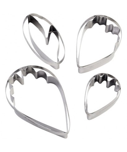 Emporte-pièce métal Pivoine set/4 Wilton Emporte-pièce métal Pivoine set/4 Wilton