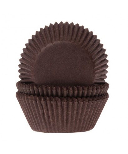 Mini Caissette cupcake Marron pk/60 House of Marie