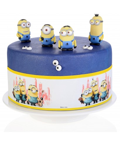 Figurine en sucre Minions 3D Pack de 5 Figurine en sucre Minions 3D Pack de 5
