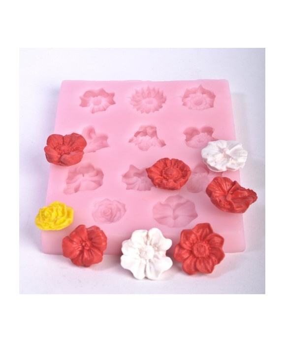 Moule silicone petite fleur Moule silicone petite fleur