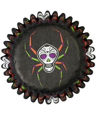 Mini Caissettes Halloween Soiree mortelle pk/100 Wilton