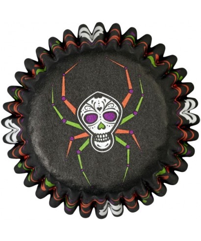 Mini Caissettes Halloween Soiree mortelle pk/100 Wilton Mini Caissettes Halloween Soiree mortelle pk/100 Wilton