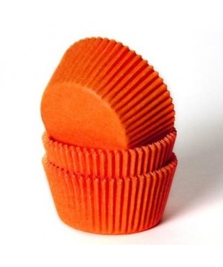 Caissette cupcake Orange pk/50 HoM