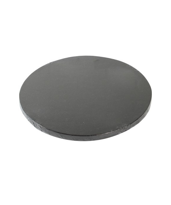 Plateau de présentation rond épais Ø 30 cm Noir