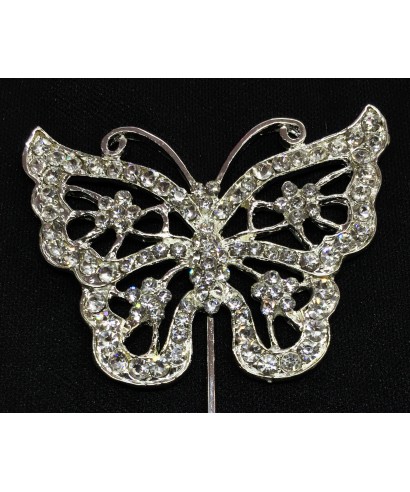 Grand Papillon en Diamant et Cristal pour gâteaux Grand Papillon en Diamant et Cristal pour gâteaux