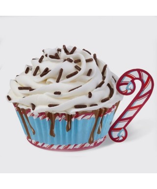 Décoration cupcakes tasse de chocolat chaud pk/24 Wilton