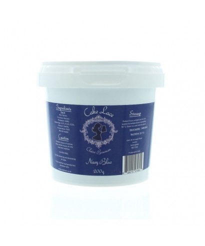 Dentelle alimentaire Bleu Marine 200 gr prête à l'emploi Cake Lace Dentelle alimentaire Bleu Marine 200 gr prête à l'emploi Cake Lace
