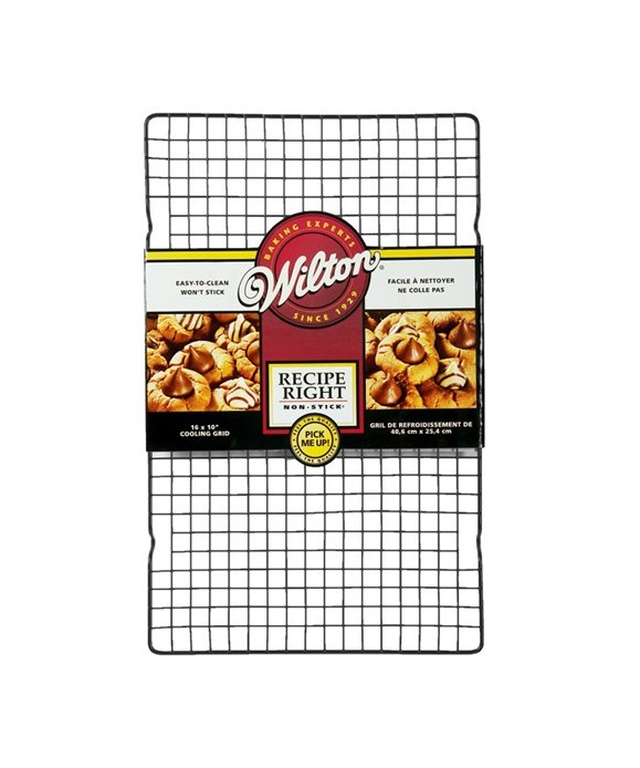 grille de refroidissement anti-adhérante 40 x 25 cm Wilton grille de refroidissement anti-adhérante 40 x 25 cm Wilton