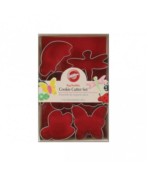 Emporte-pièce métal Bug Buddies Set de 6 pièces Wilton Emporte-pièce métal Bug Buddies Set de 6 pièces Wilton