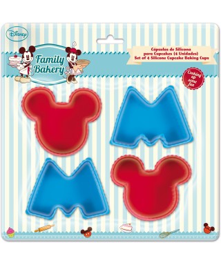 Moule silicone à cupcake Mickey Disney