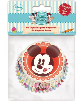 Caissettes à Cupcake Mickey set/60 Disney