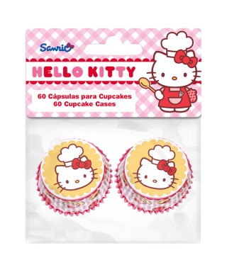 Mini Caissettes à Cupcake Hello Kitty set/60