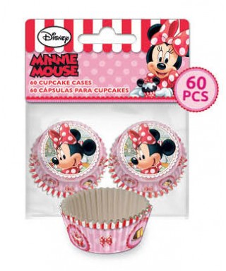 Mini Caissettes à Cupcake Minnie set/60 Disney