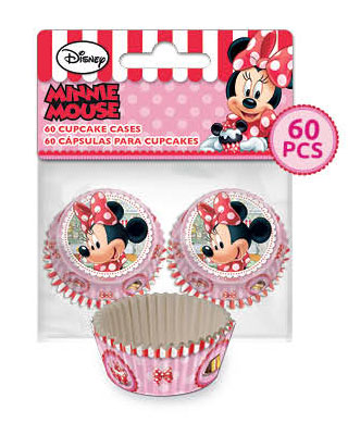 Mini Caissettes à Cupcake Minnie set/60 Disney à 2,49 €