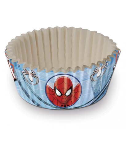 Mini Caissettes à Cupcake Spiderman set/60 Marvel