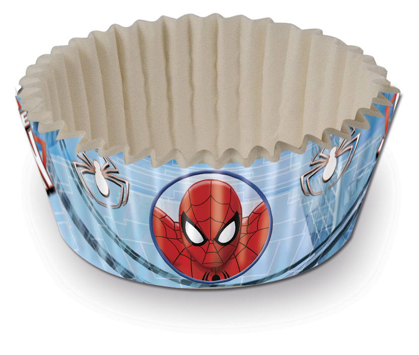 Mini Caissettes à Cupcake Spiderman set/60 Marvel à 2,29 €