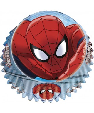 Mini Caissettes à Cupcake Spiderman set/60 Marvel