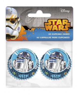 Mini Caissettes à Cupcake Star Wars set/60 Disney