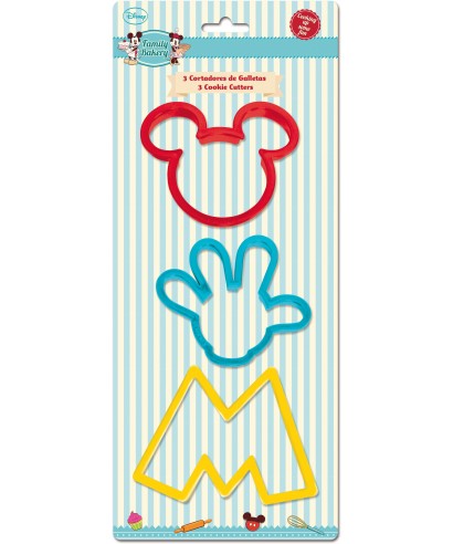 Emporte-pièce Mickey set/3 Disney Emporte-pièce Mickey set/3 Disney