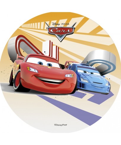 Disque Azyme Cars Flash McQueen et son amie Disney Disque Azyme Cars Flash McQueen et son amie Disney