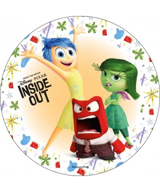 Disque Azyme Joie, Colère et Dégoût Vice Versa Disney