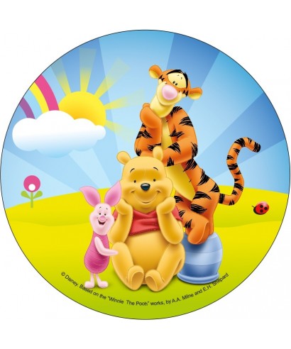 Disque azyme winnie tigrou et porcinet Disney Disque azyme winnie tigrou et porcinet Disney